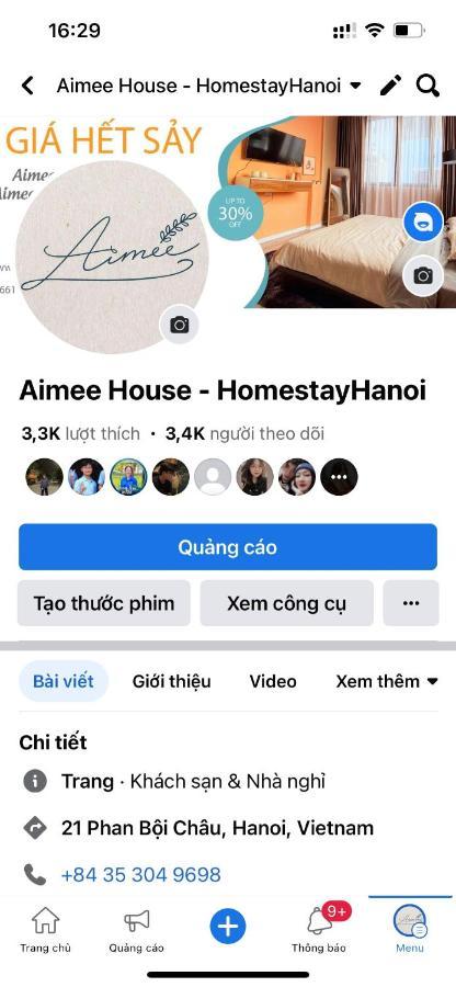 Aimee House - Phan Boi Chau Hanói Exterior foto